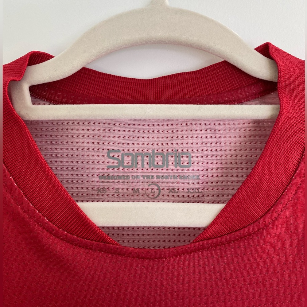 Sombrio MTB Duster Long Sleeve Jersey Red Mens Large - Picture 3 of 8